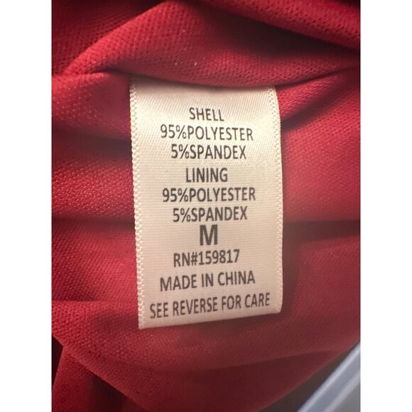 Altr'd State Red Velvet Burnout Wrap Dress Size M Holiday Party Whimsygoth Goth - Picture 5 of 6